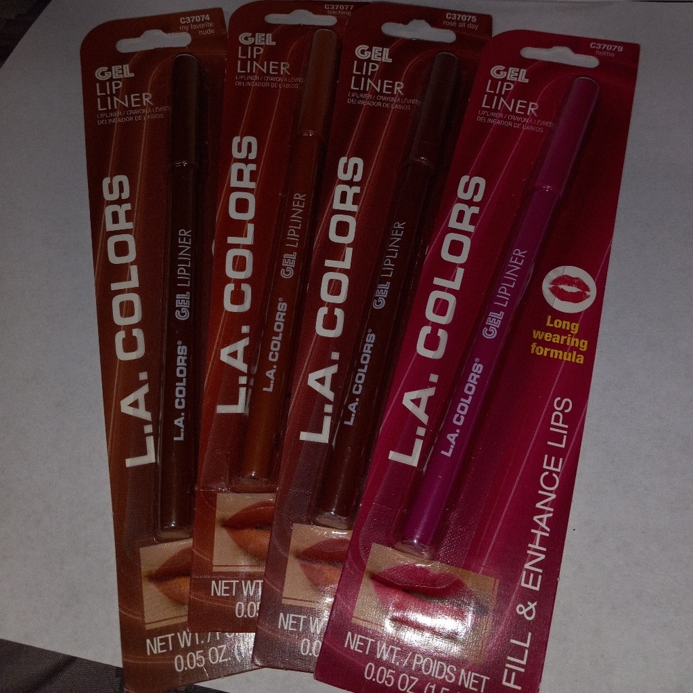 L.A. Colors Gel Lip Liner in 4 shades